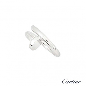 Cartier 18k White Gold Juste Un Clou Ring B4099251